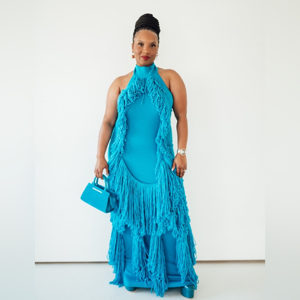Hanifa Mina Tassel Knit Gown - Picture 8 of 9